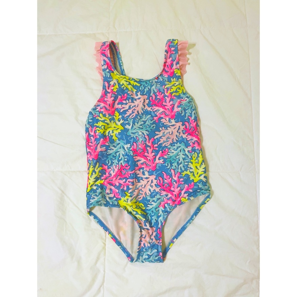 Crown & Ivy Coral One Piece EUC